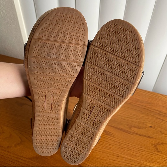 ABEO Cecile Metatarsal Leather Wedge Sandals Silver Size 9 - Picture 13 of 15